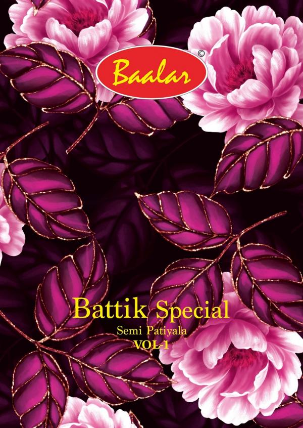Baalar Batik Special Vol-1 Cotton Designer Exclusive Dress Material